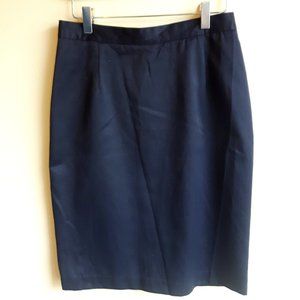 Cute Navy Pencil Skirt (Medium)